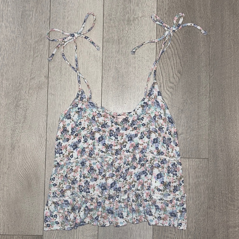 Floral tank top